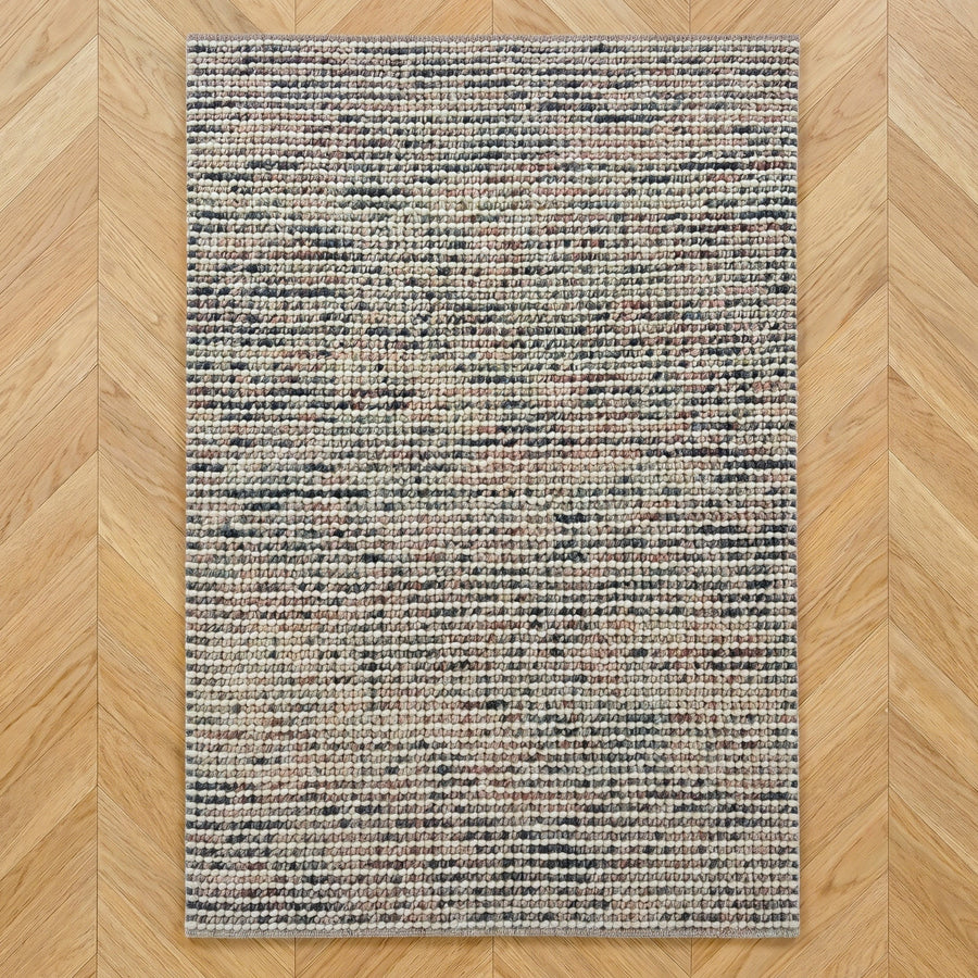 Holt Arlo Vista 100% Wool hand-woven rug in a styled Australian home