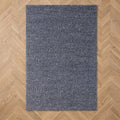 Cinereal Aurelia 80% Wool handloom-woven rug from India in a styled Australian home