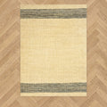 Hemisphere Harbour Natural Jute hand-woven flatweave rug in a styled Australian home