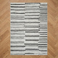 Zinc Lucent 100% Heatset Polypropylene power-loomed rug from Turkey in a styled Australian home
