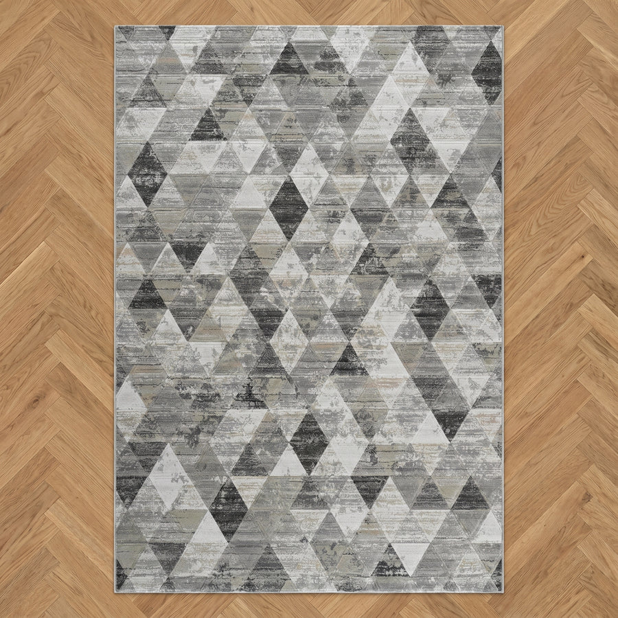 Anchor Obscure 100% Heatset Polypropylene machine-made rug from Belgium in a styled Australian home