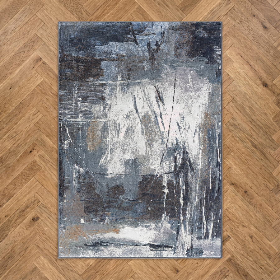 Normandi Obscure 100% Heatset Polypropylene machine-made rug from Belgium in a styled Australian home