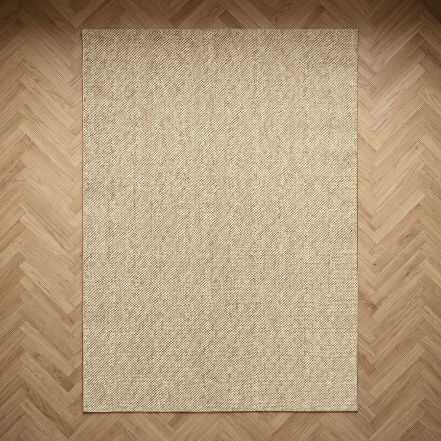 Stone Holm Natural Sisal hand-woven rug in a styled Australian home