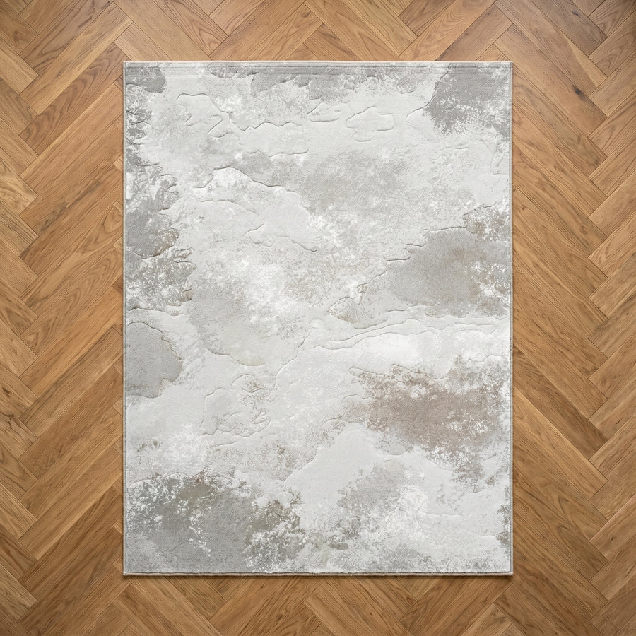 Moonmist Obscure 100% Heatset Polypropylene machine-made rug from Belgium in a styled Australian home